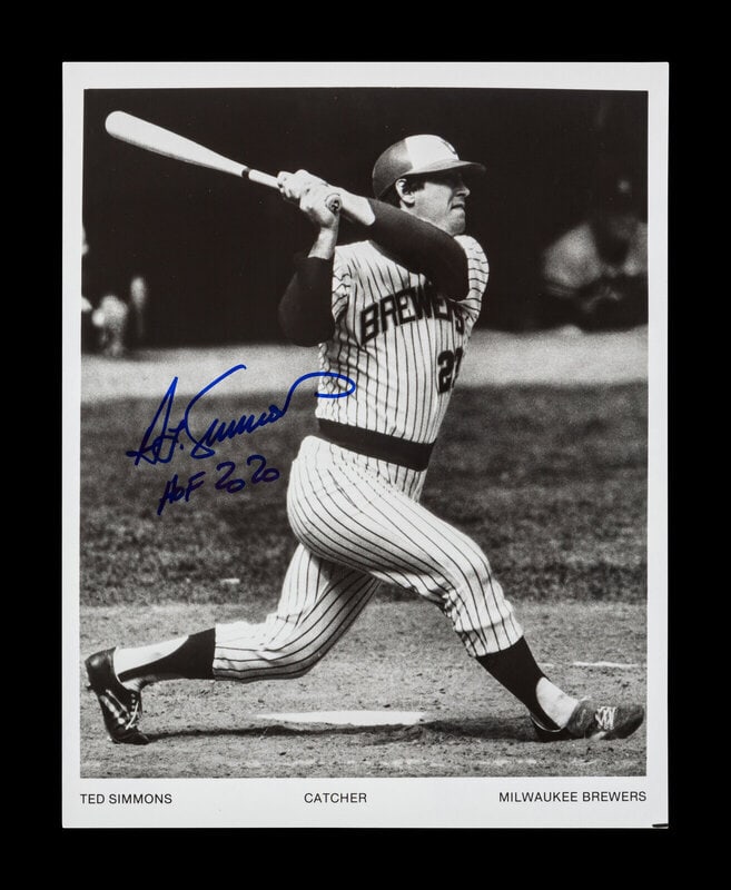 A Large Archive of Awards and Autographs from The Personal Collection of Ted Simmons - 9