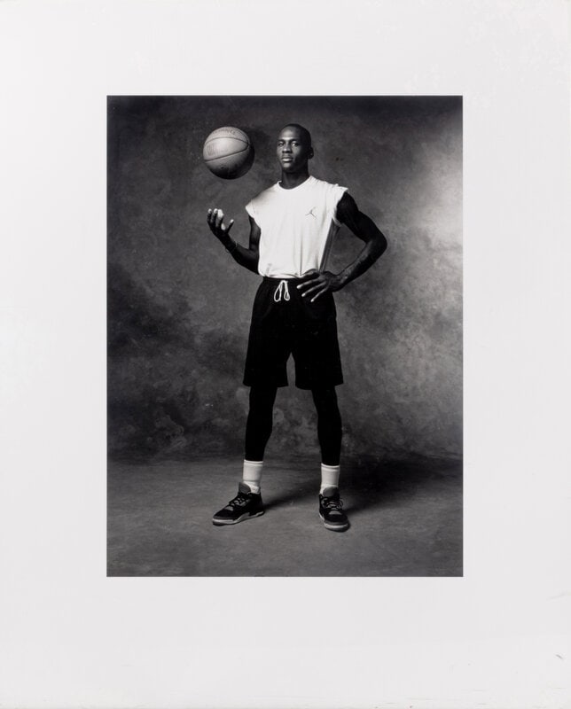 An Important Michael Jordan Nike Air Jordan III Type I Jean Moss Original Large 30 x 40 (48.75 x 59.: Jean Moss was a highly acclaimed commercial photographer during the 1980s and ’90s, commissioned by leading advertising agencies and major publications to capture portraits of prominent cultural