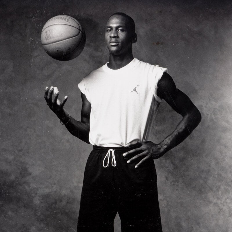 An Important Michael Jordan Nike Air Jordan III Type I Jean Moss Original Large 30 x 40 (48.75 x 59. - 3