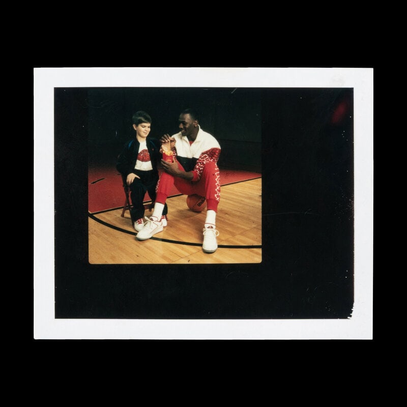 A Michael Jordan Signed Autograph Original Jean Moss Polaroid Proof for McDonalds Acclaimed 1987 Mus - 2