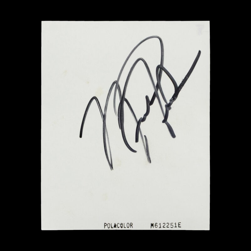 A Michael Jordan Signed Autograph Original Jean Moss Polaroid Proof for McDonalds Acclaimed 1987 Mus - 4