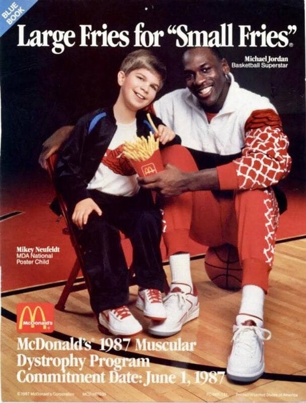 A Michael Jordan Signed Autograph Original Jean Moss Polaroid Proof for McDonalds Acclaimed 1987 Mus - 5