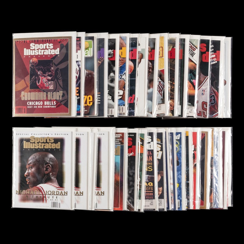 A Career Collection of Michael Jordan Sports Illustrated Magazines - 2