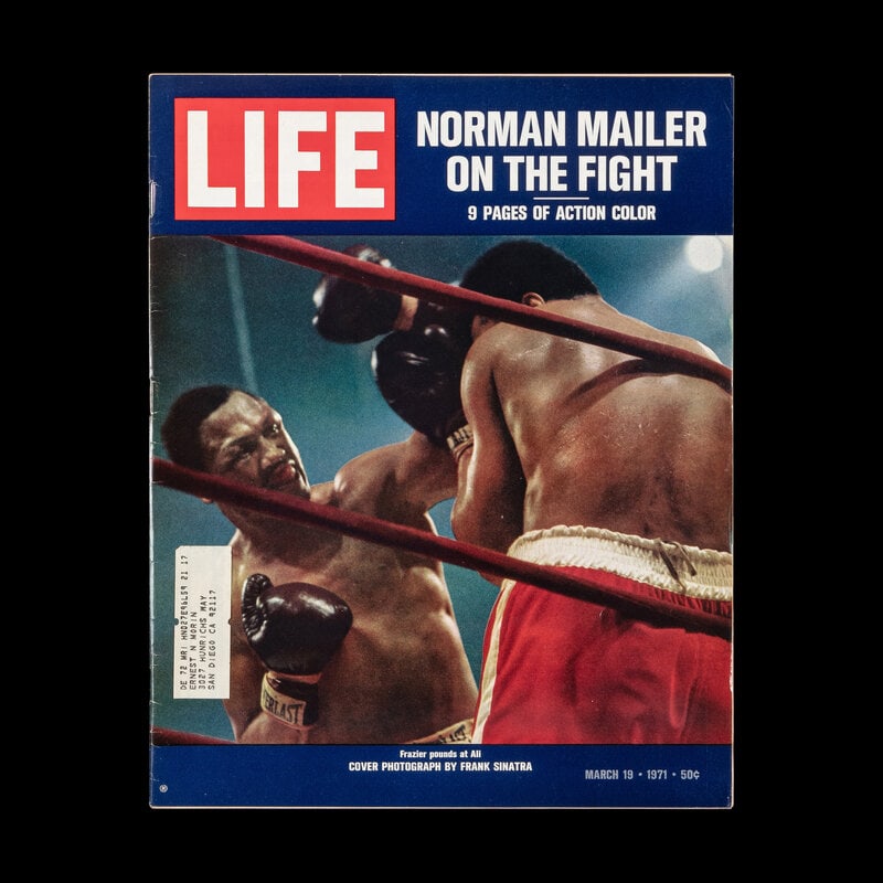 A Muhammad Ali vs Joe Frazier March 8, 1971 Signed Autograph Poster (PSA) - 3