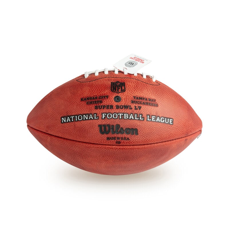 A Tom Brady Signed Autograph Football with Extraordinarily Rare G.O.A.T. Inscription (G.O.A.T Authen - 3