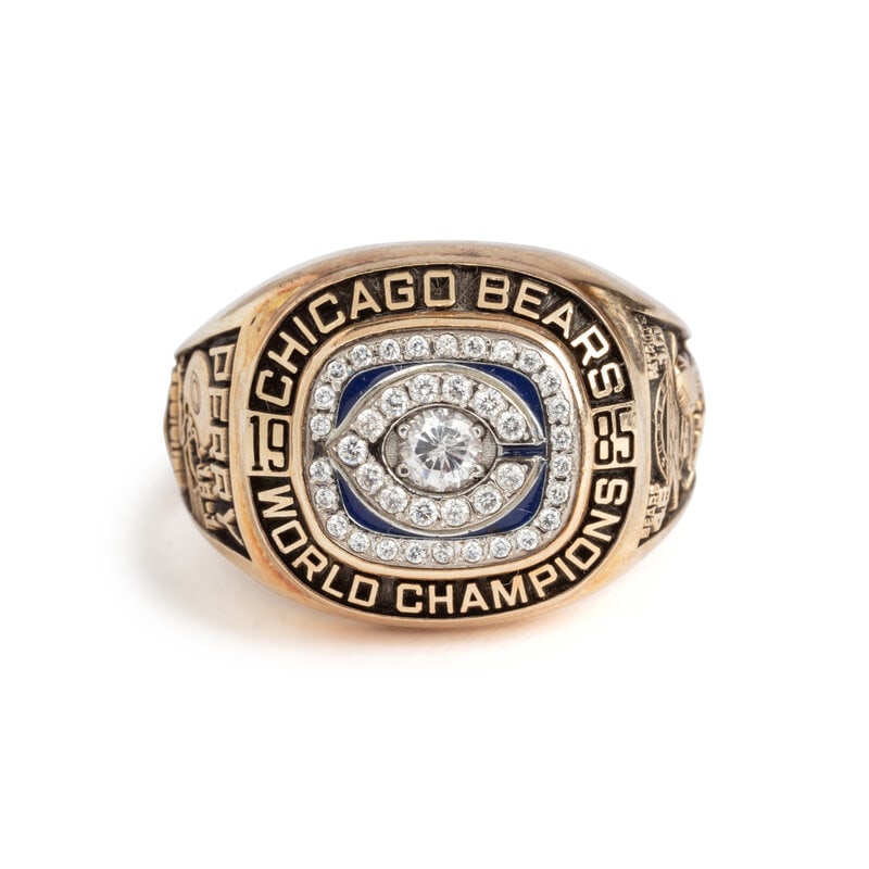 A Rare Jostens 1985 Chicago Bears Super Bowl XX Championship Salesman Sample Ring Crafted to William: A Rare Jostens 1985 Chicago Bears Super Bowl XX Championship Salesman Sample Ring Crafted to William "The Refrigerator" Perry's Size The 1985 season stands as one of the most memorable campaigns in