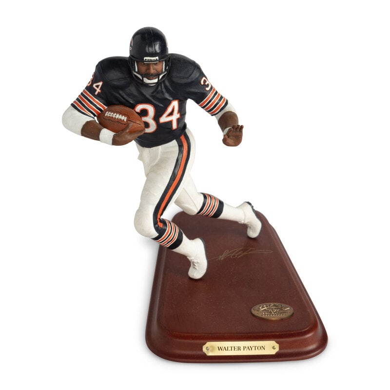 A Walter Payton Signed Autograph Football (Beckett Authentication Services Letter) - 4