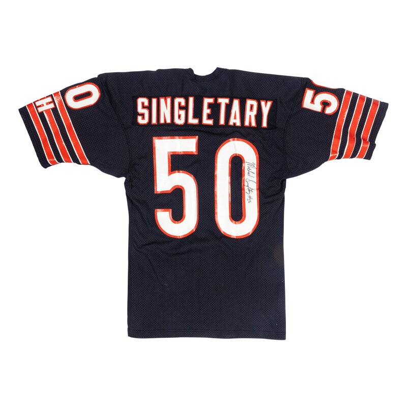 A Collection of Chicago Bears Legends Signed Autograph Jerseys - 4