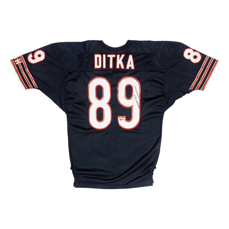 A Collection of Chicago Bears Legends Signed Autograph Jerseys - 7