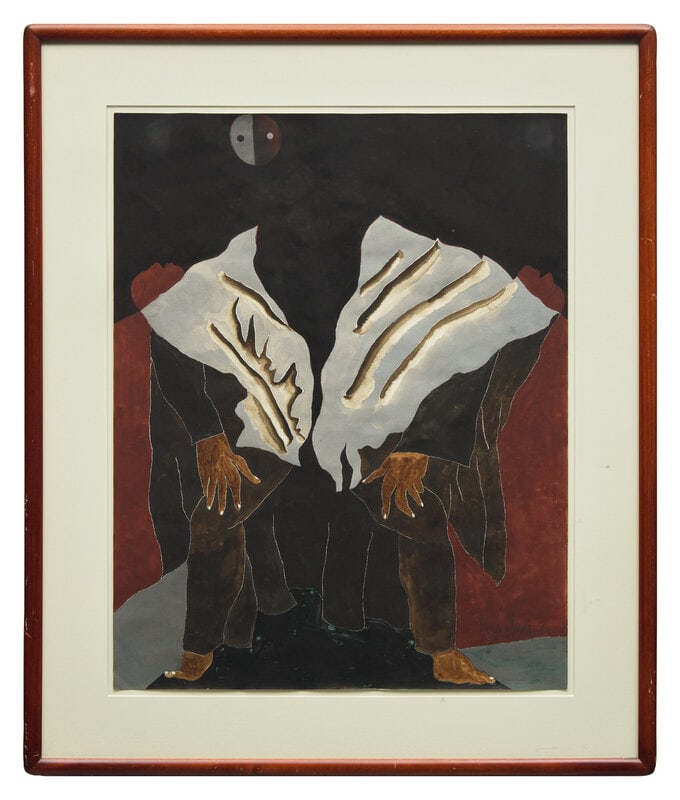 Javier Arevalo (Mexican, 1937-2020) Men in Hats; together with Two Men Standing - 3