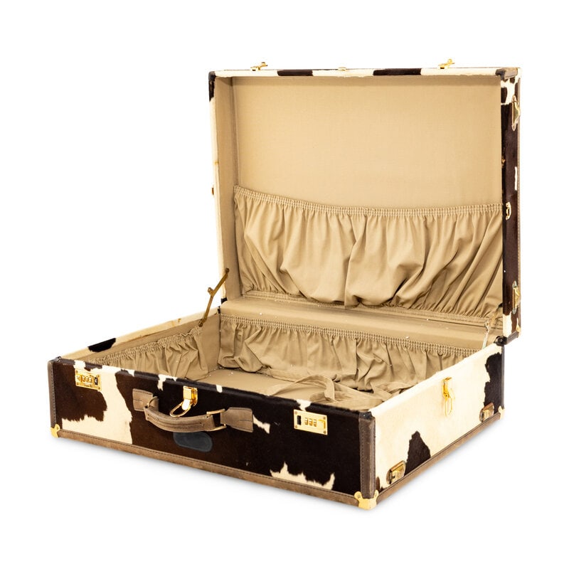 A Pony-Skin Hard Side Suitcase - 2