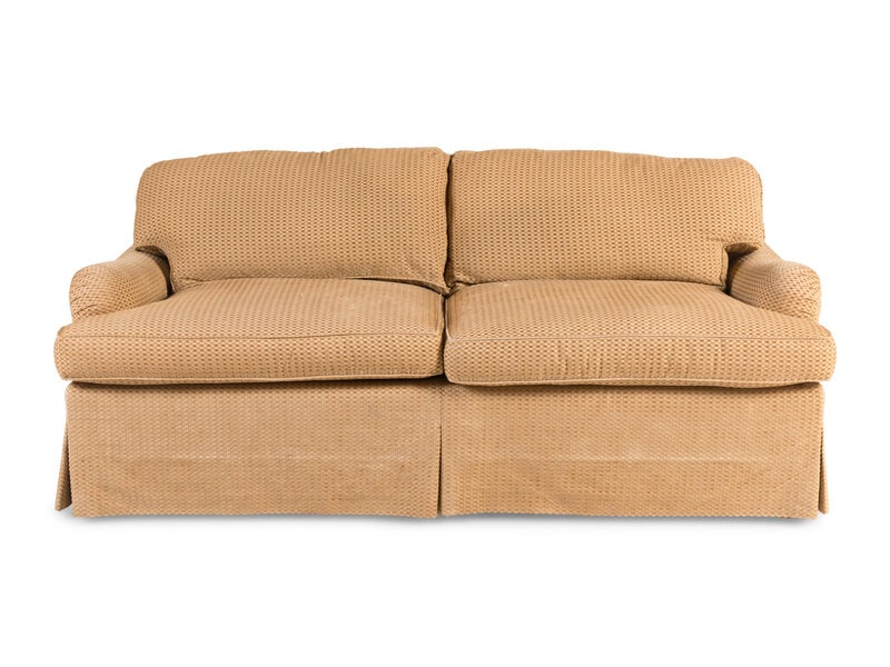 A Contemporary Two-Cushion Sofa (1 of 3)