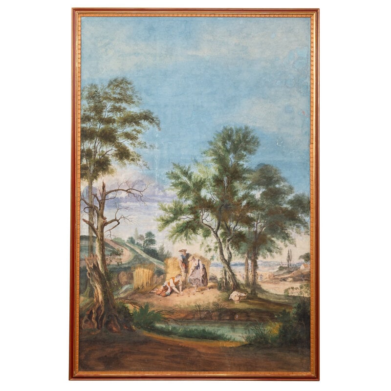 J. Olivier (French, 19th Century) Two French Allegorical Panels - 3