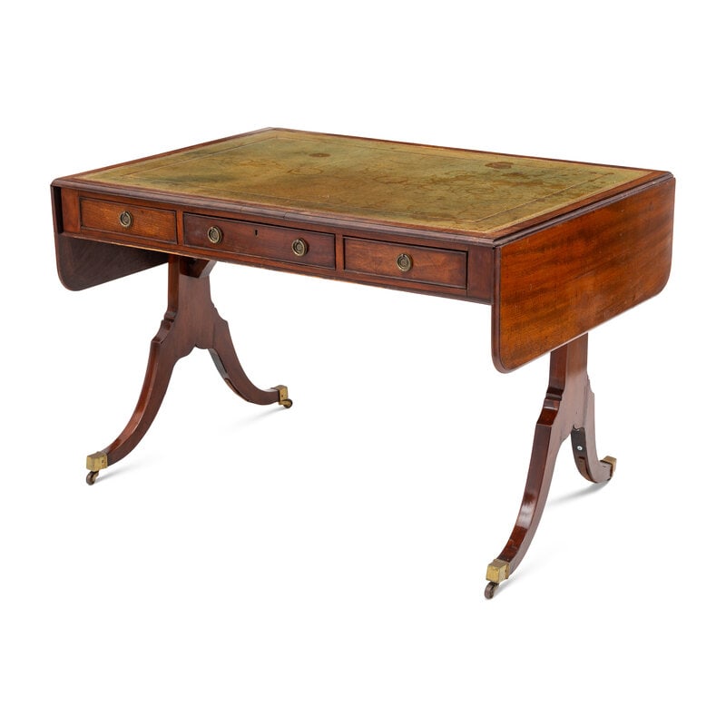 A Regency Mahogany Writing Table - 3