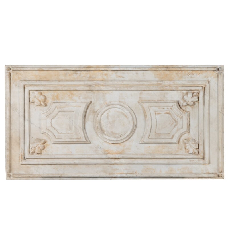 A Pair of Italian Carved Marble Plaques - 2