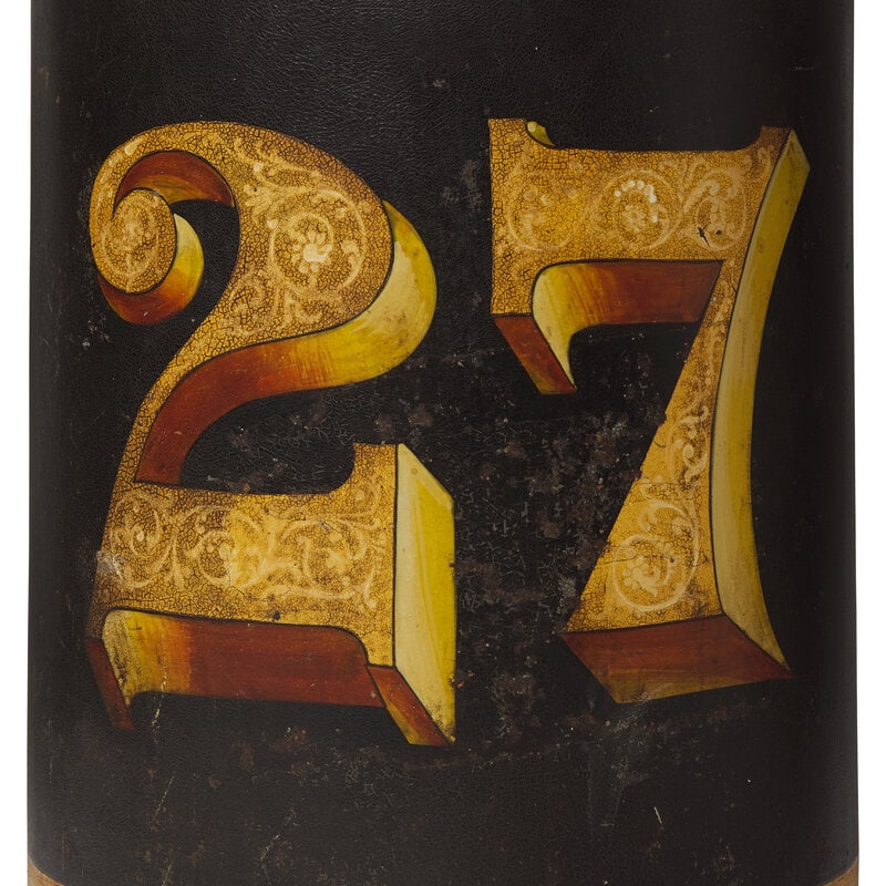 Three Tole Painted Tin Tea Cannisters - 2