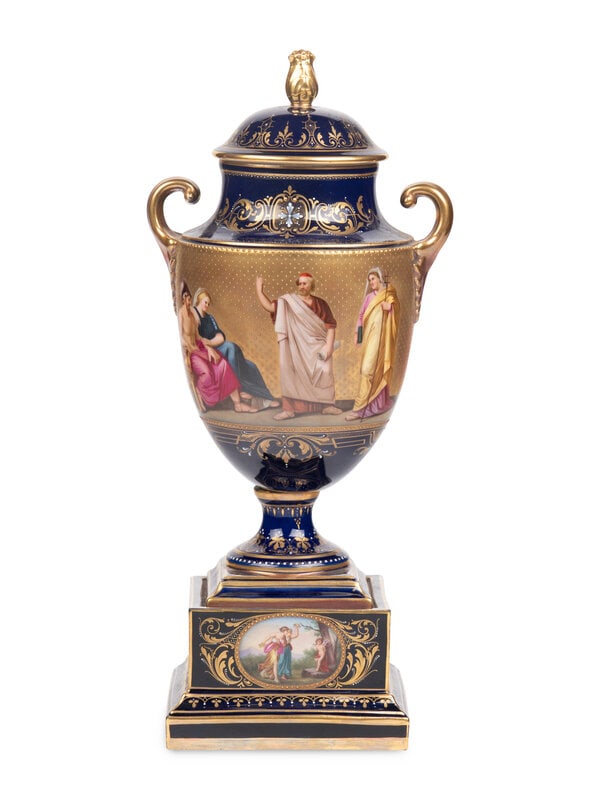 A Vienna Porcelain Urn - 3
