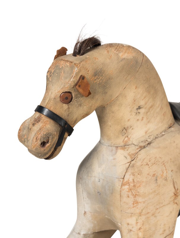 A Polychrome Painted Carousel Horse - 4