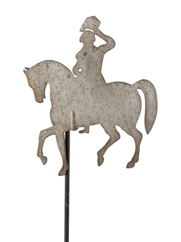 A Cut Sheet Iron George Washington Weathervane  - 3