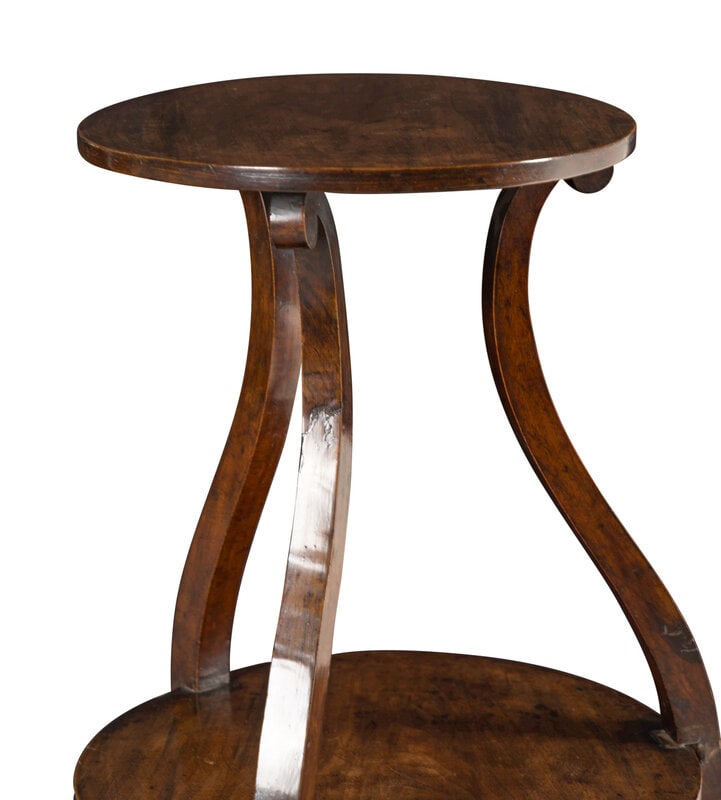 A Continental Walnut Dumbwaiter - 2