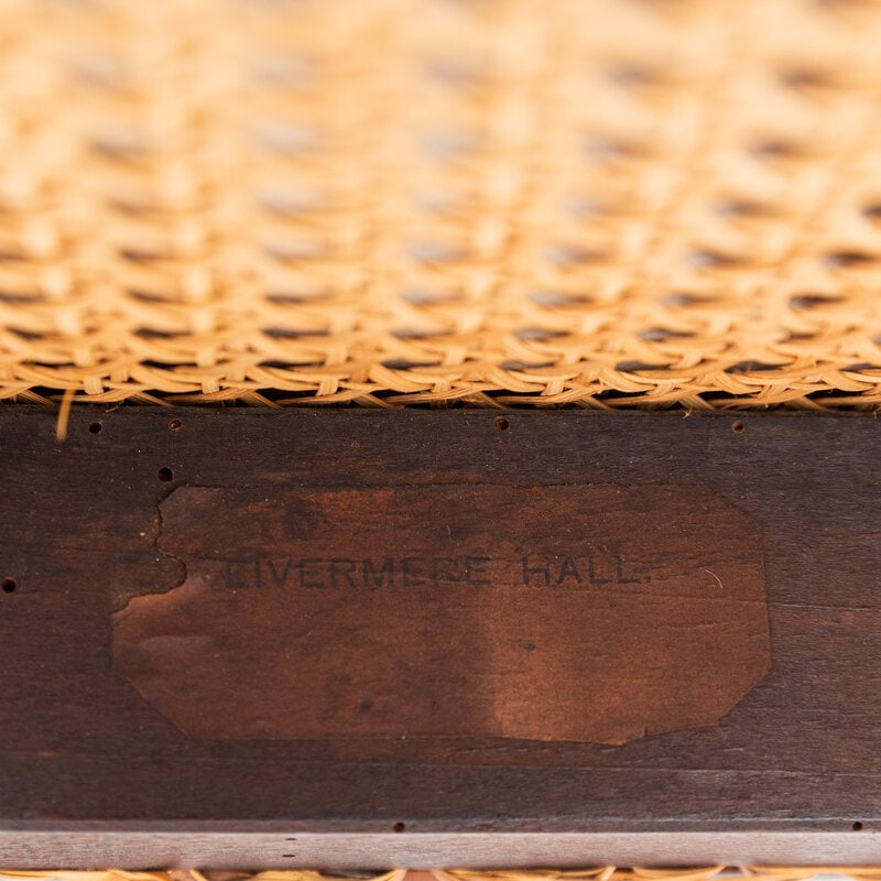 A Suite of Six Regency Ebonized and Caned Dining Chairs - 4