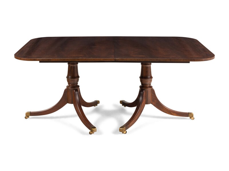 A Regency Style Double Pedestal Dining Table (1 of 2)