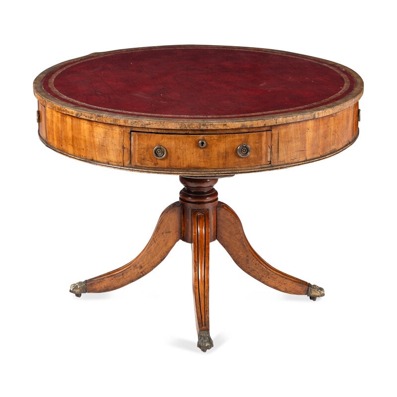 A Regency Mahogany Drum Table (1 of 2)