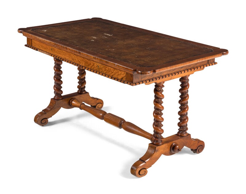 A Victorian Mahogany Desk - 2