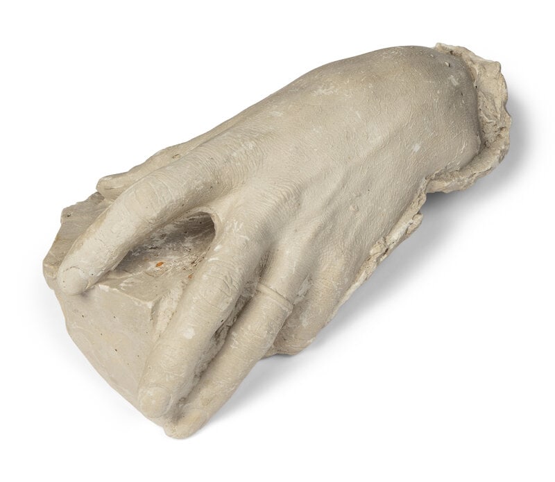 A Cast Plaster Model of a Hand - 2