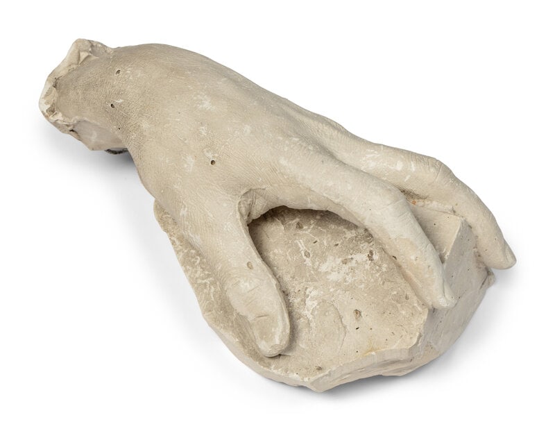 A Cast Plaster Model of a Hand - 3