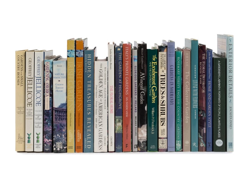 A Collection of Books Pertaining to Plants and Gardens (1 of 16)