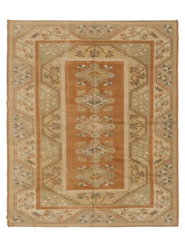 A Turkish Rug: A Turkish Rug 20th Century 8 feet 10 inches x 5 feet 10 inches. Property from a Private Family Trust This lot is located in Chicago. Conditi
