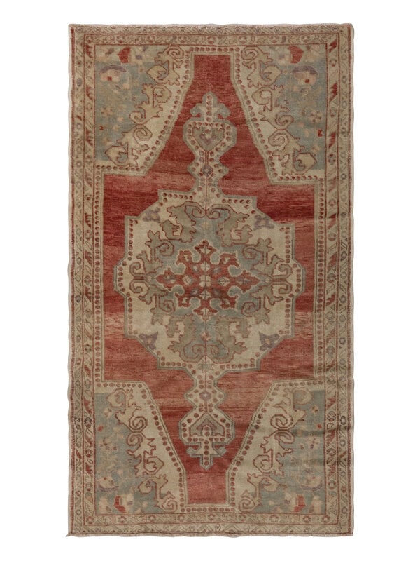 An Oushak Rug: An Oushak Rug West Anatolia, Late 19th Century 7 feet 9 inches x 4 feet 5 inches. Property from a Private Family Trust This lot is located in Chicago. ConditionSlightly faded colors. Areas of wear