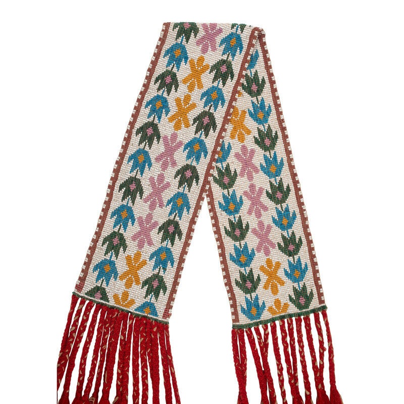 Potawatomi Loom-Beaded Sash - 2
