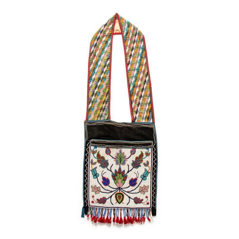 Anishinaabe Beaded Bandolier Bag (1 of 2)