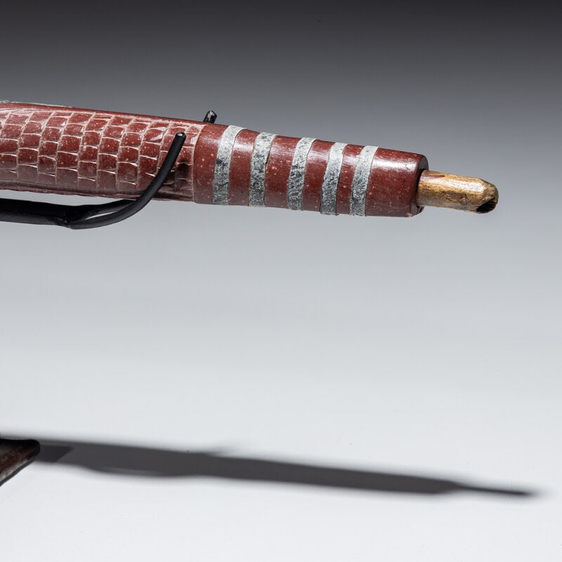 Eastern Plains Catlinite Pipe, Snake - 5