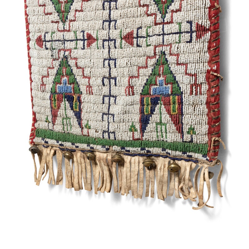 Sioux Beaded Hide Bag - 2