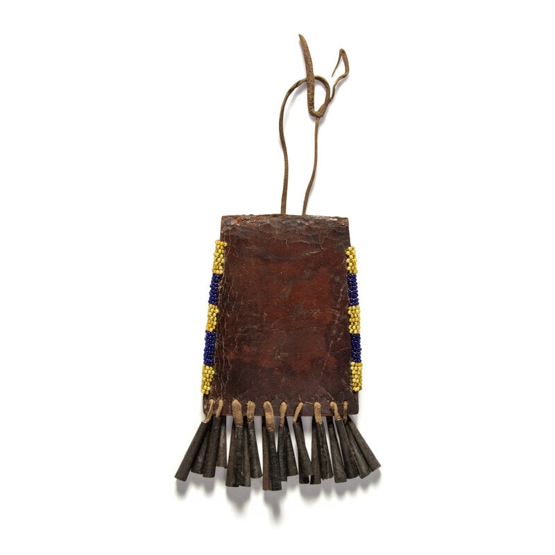 Northern Plains Beaded Hide Strike-a-Light Bag - 3