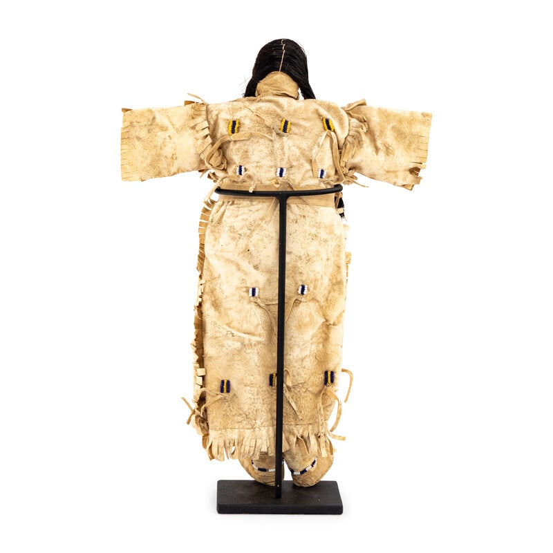 Plains Beaded Hide Doll - 3
