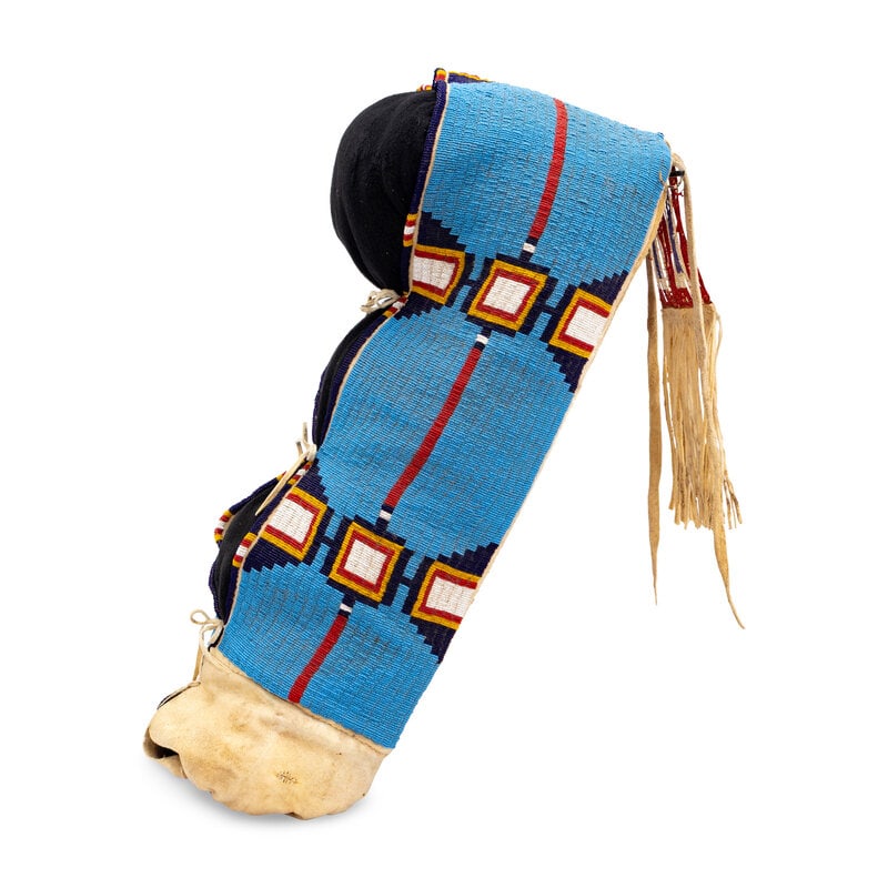 Sioux Beaded Hide Cradle (1 of 4)