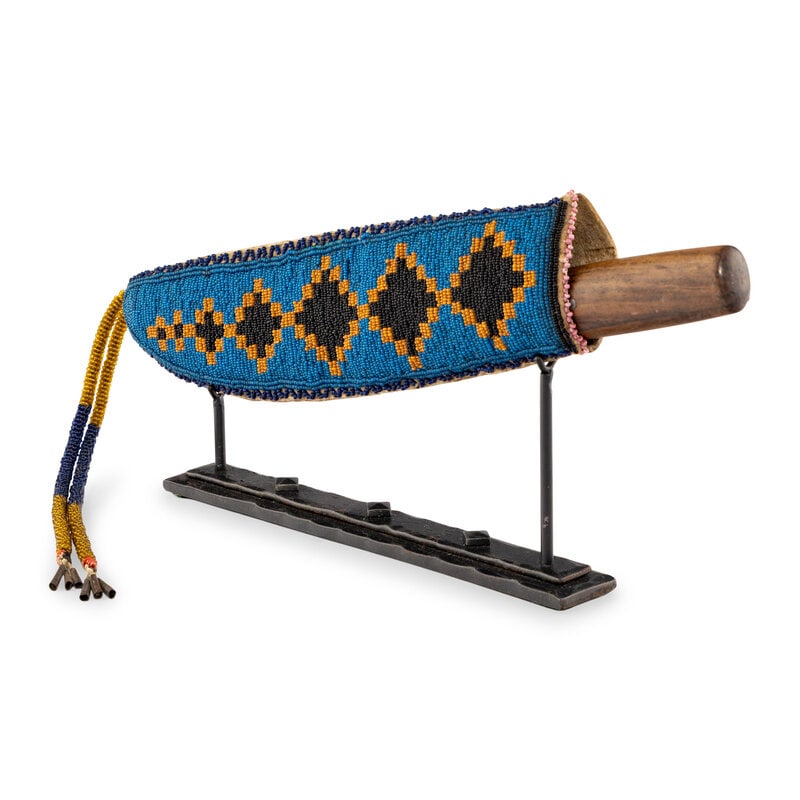 Blackfeet Beaded Knife Sheath, with Knife - 2