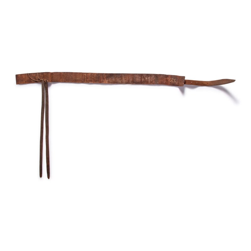 Apsáalooke [Crow] Beaded Belt, with Tacked Drops - 2