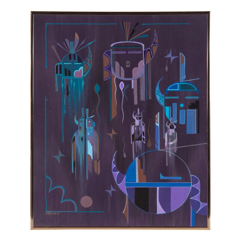 Chethlahe, David Paladin (Diné, 1926-1984) Changing Night Spirits - 2