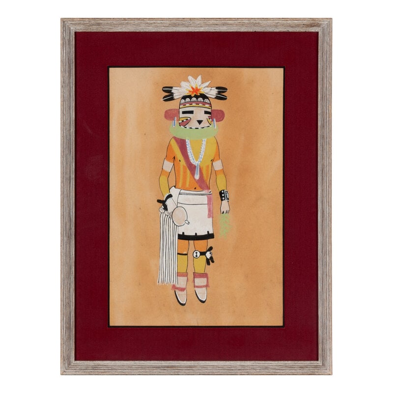 Series of Katsina Paintings tempera on paper - 17