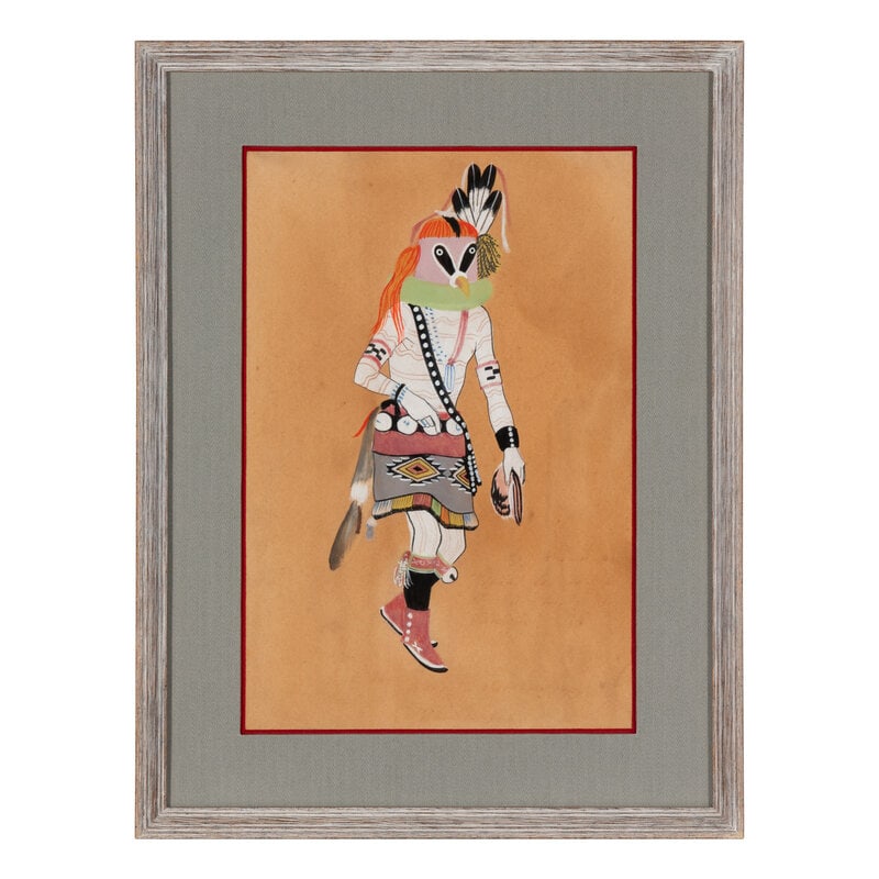 Series of Katsina Paintings tempera on paper - 18