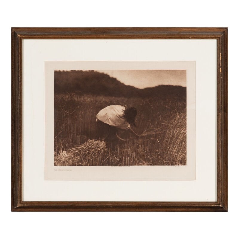 Edward S. Curtis (American, 1868-1952) The Apache Reaper, Plate 8 - 2