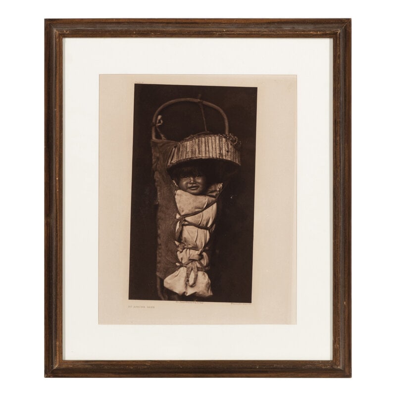 Edward S. Curtis (American, 1868-1952) An Apache Babe, Plate 17 - 2