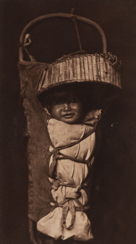 Edward S. Curtis (American, 1868-1952) An Apache Babe, Plate 17 - 3