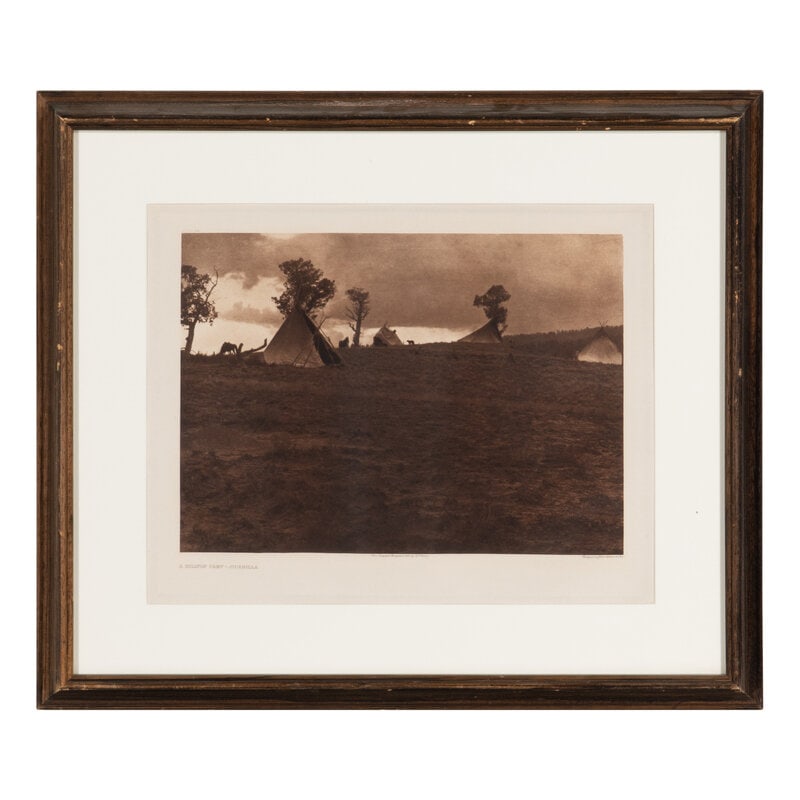 Edward S. Curtis (American, 1868-1952) A Hilltop Camp - Jicarilla, Plate 24 - 2