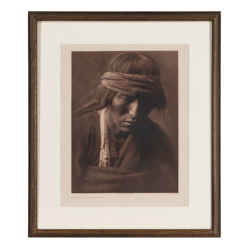 Edward S. Curtis (American, 1868-1952) Hastobiga, Navaho Medicine-Man, Plate 35 - 2